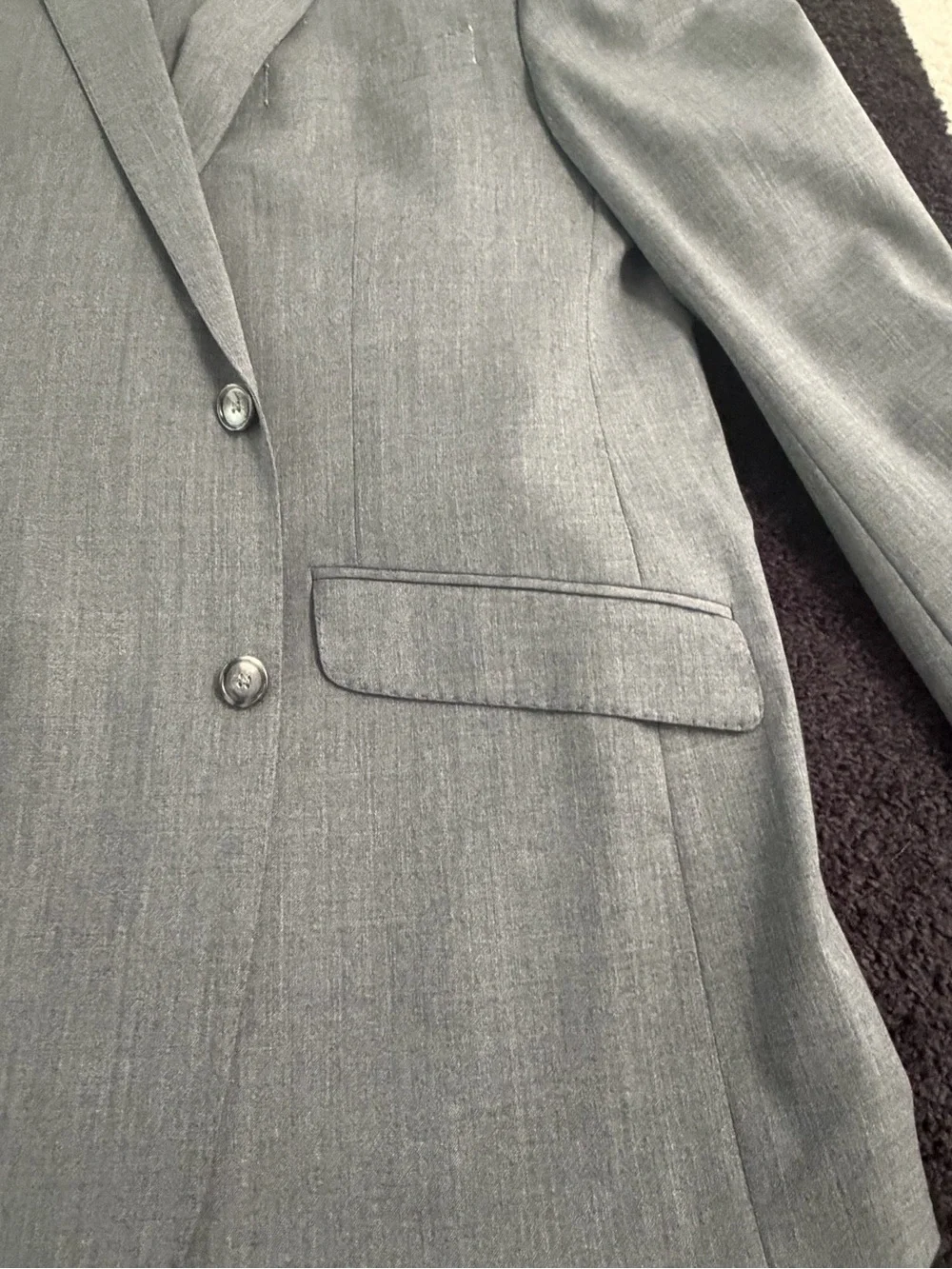 Kenneth Cole Classic Men's Gray Two-Button suit